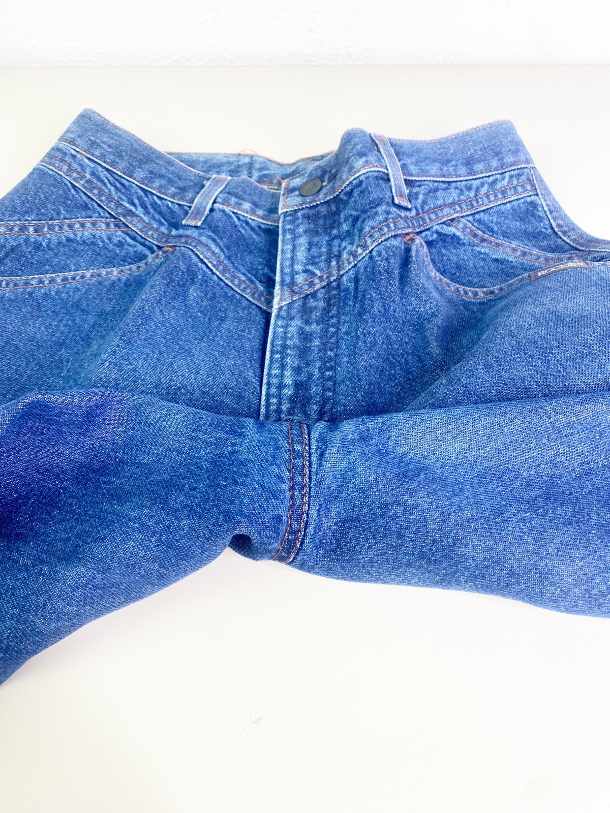 VTG Rocky Mountain Jeans 28/9 Long (Actual 27×34) High Rise Western Jeans GUC