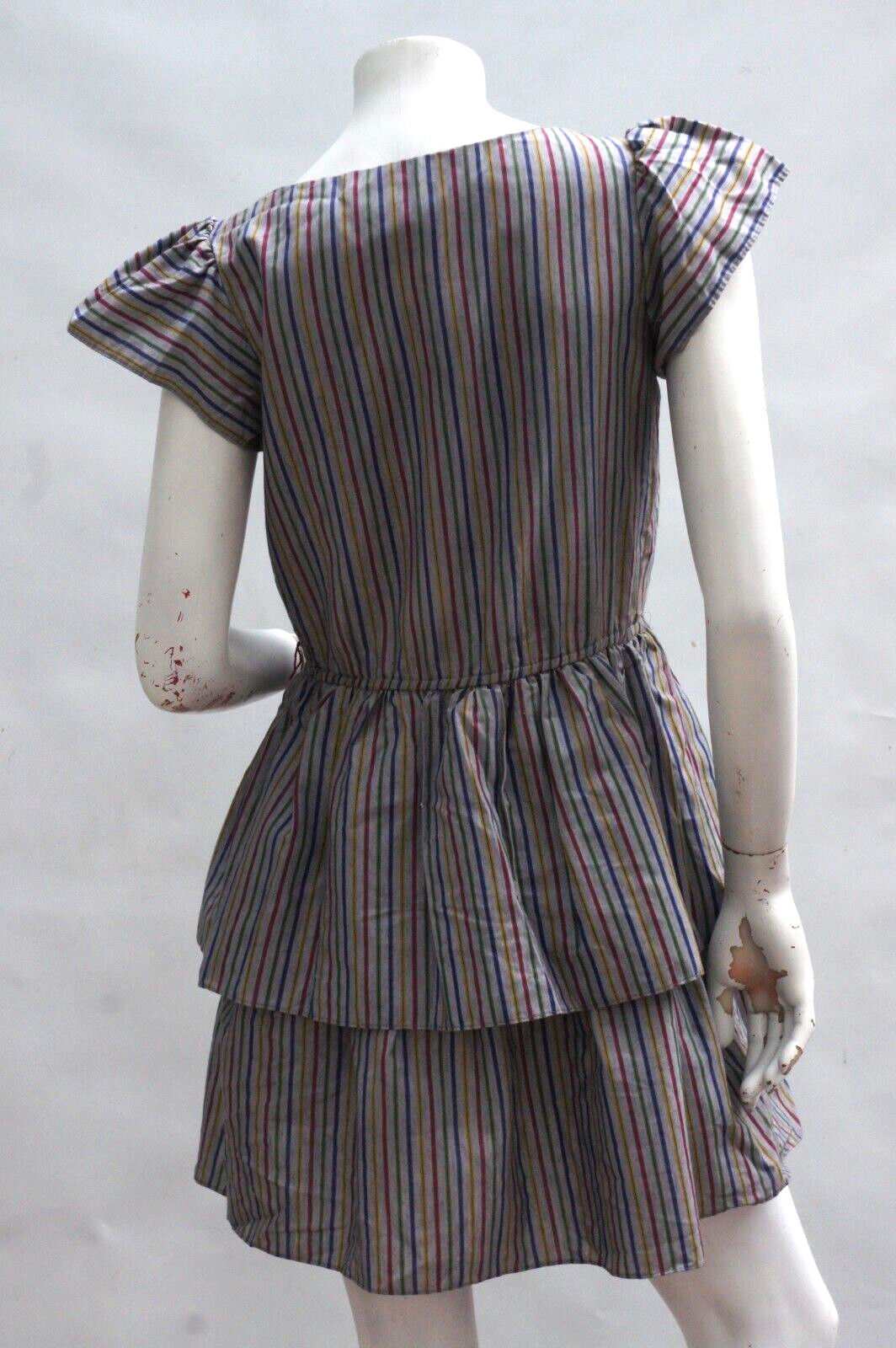 Vintage 70s-80s Tiered Ruffle Dress By Joni Blair Of California Retro Cottagecor