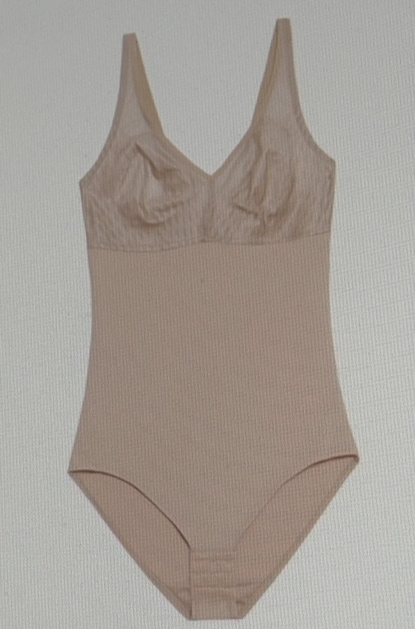 WACOAL 36D Sand Elevated Allure Wire Free Shaping Body Briefer Bodysuit #801336
