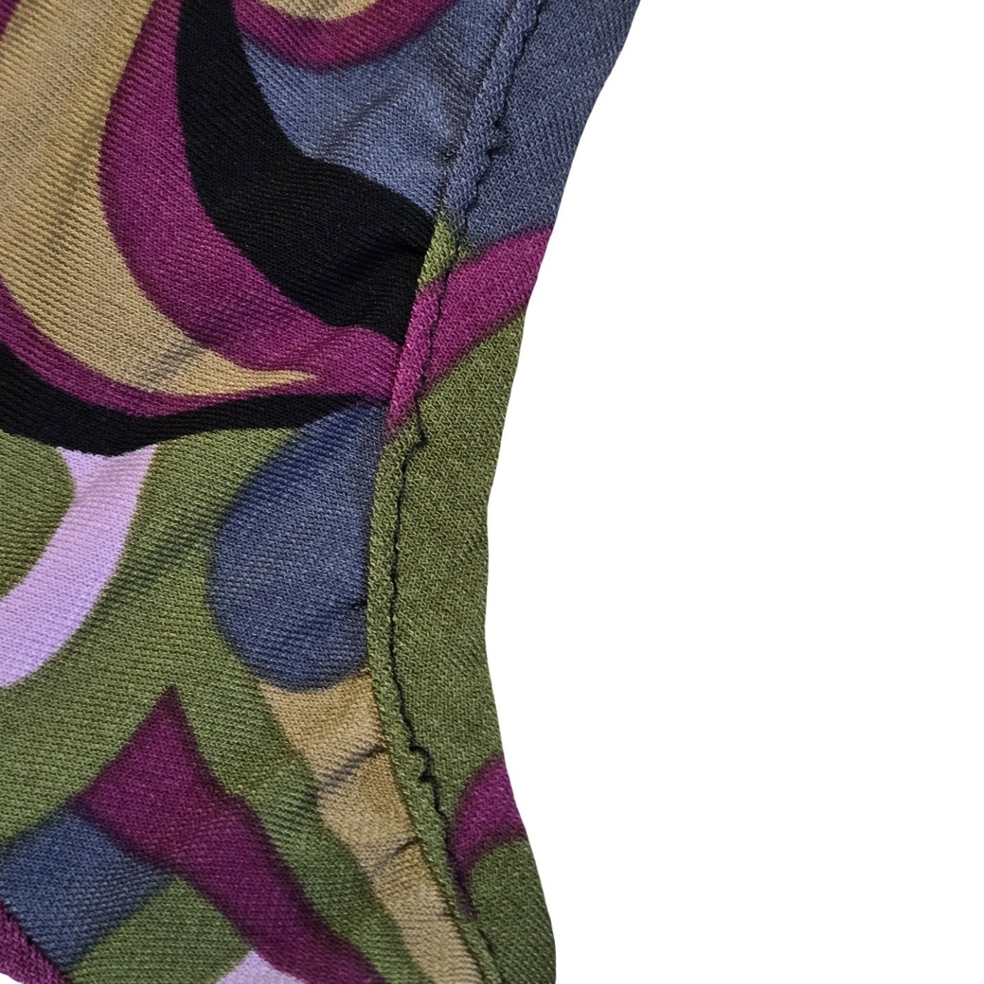 VTG y2k funky print babydoll mini dress / SM / B WEAR, retro, groovy, 70s, 2000s