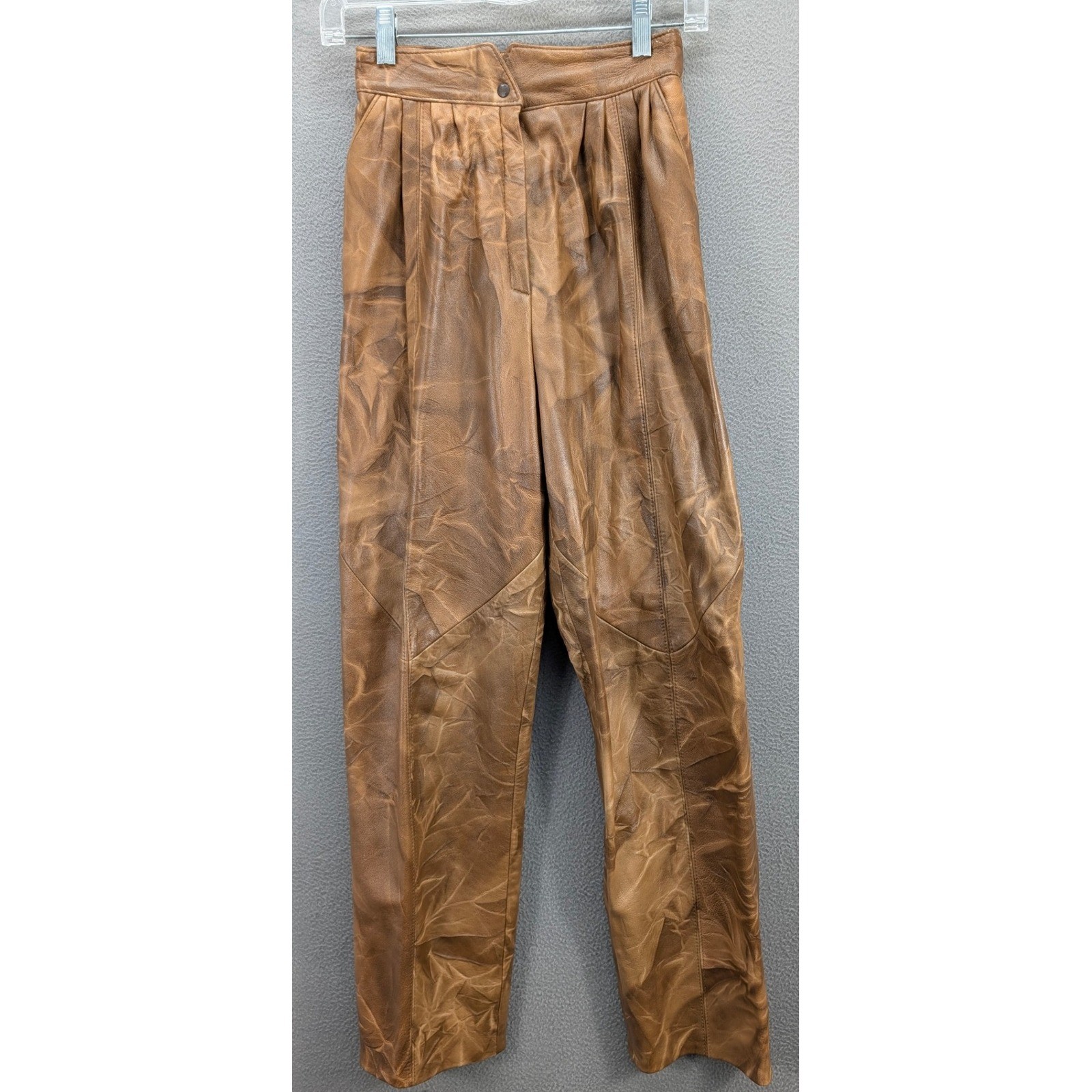 Jardena Gefen Creation Leather Suit Set Women’s Size S/38 Retro Israel Made Vtg