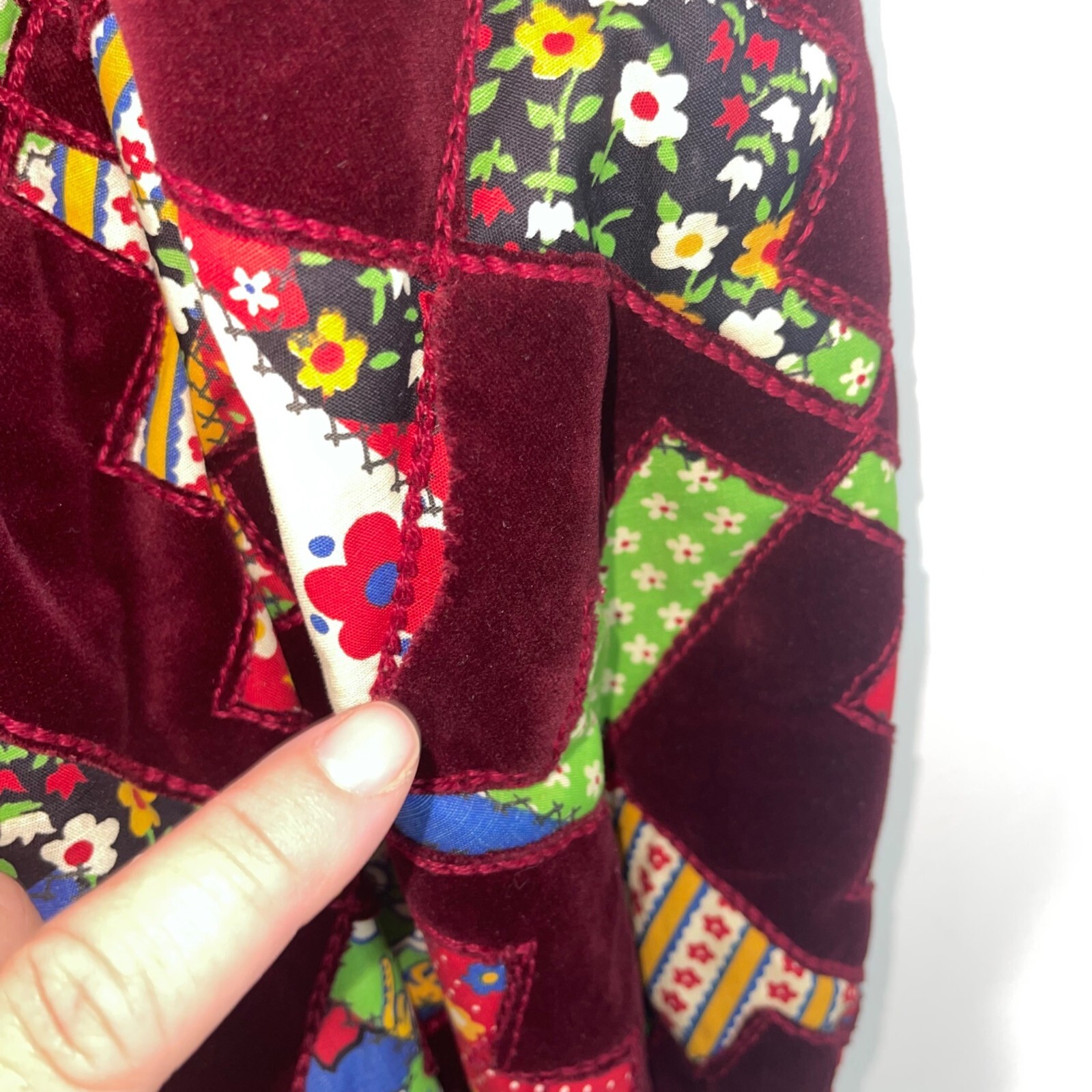 I. Magnin Dress Womens Size XS Deep Red Vintage 1960s Mini Gayle Kirkpatrick