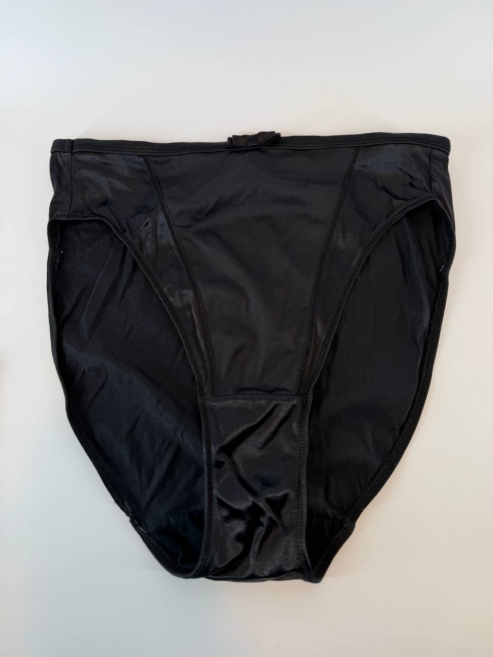 Victoria’s Secret Black Hi-Leg Brief Panties Women Size M Sheer Stretch