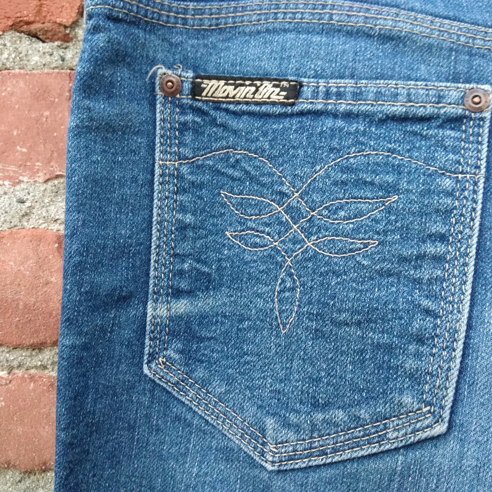 Vintage Levi’s Boot Cut Jeans Waist 34 inches Distressed Wash