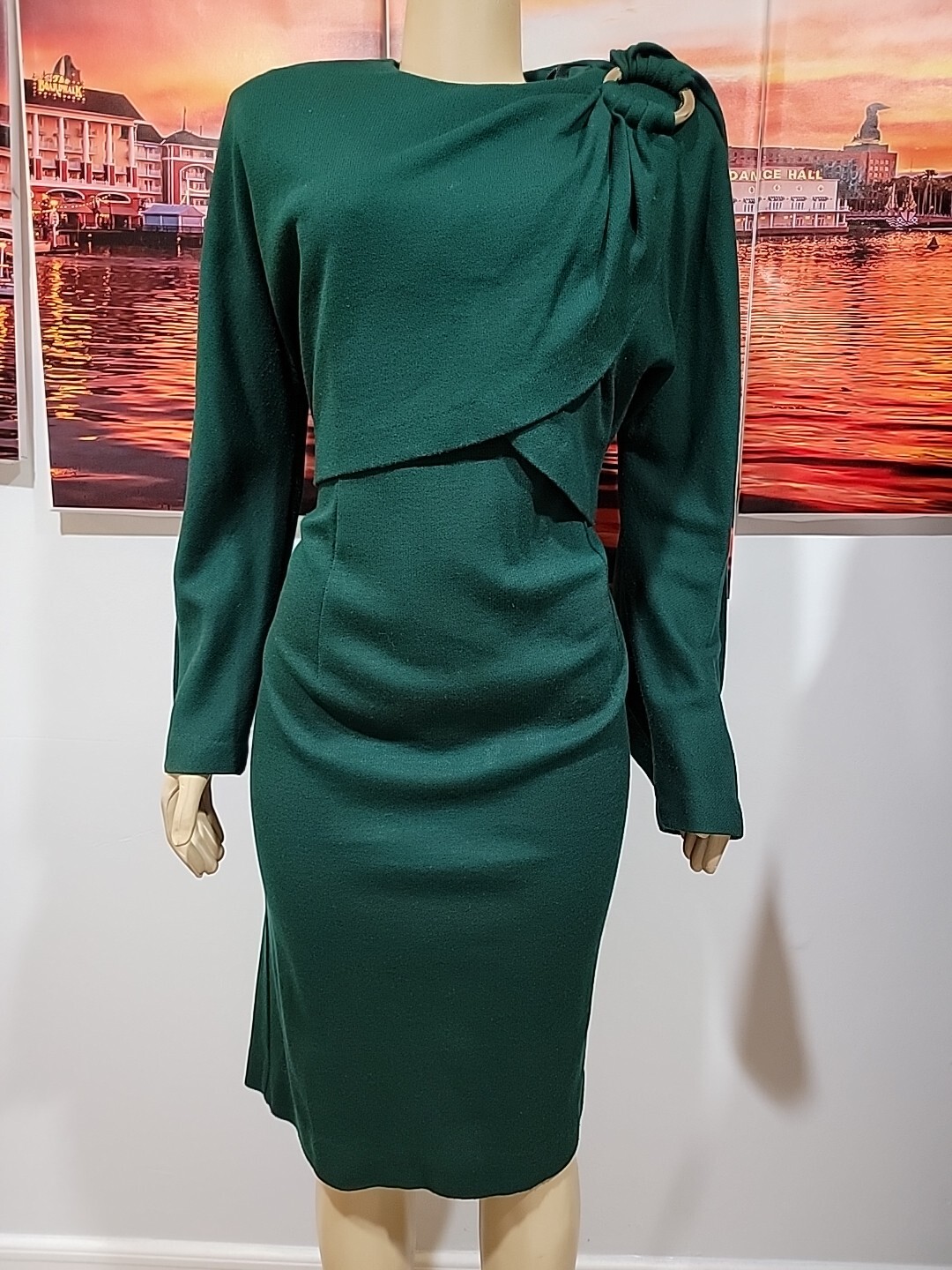 Cynthia Howie Vintage Green Women’s Size 14 RARE Dress #C