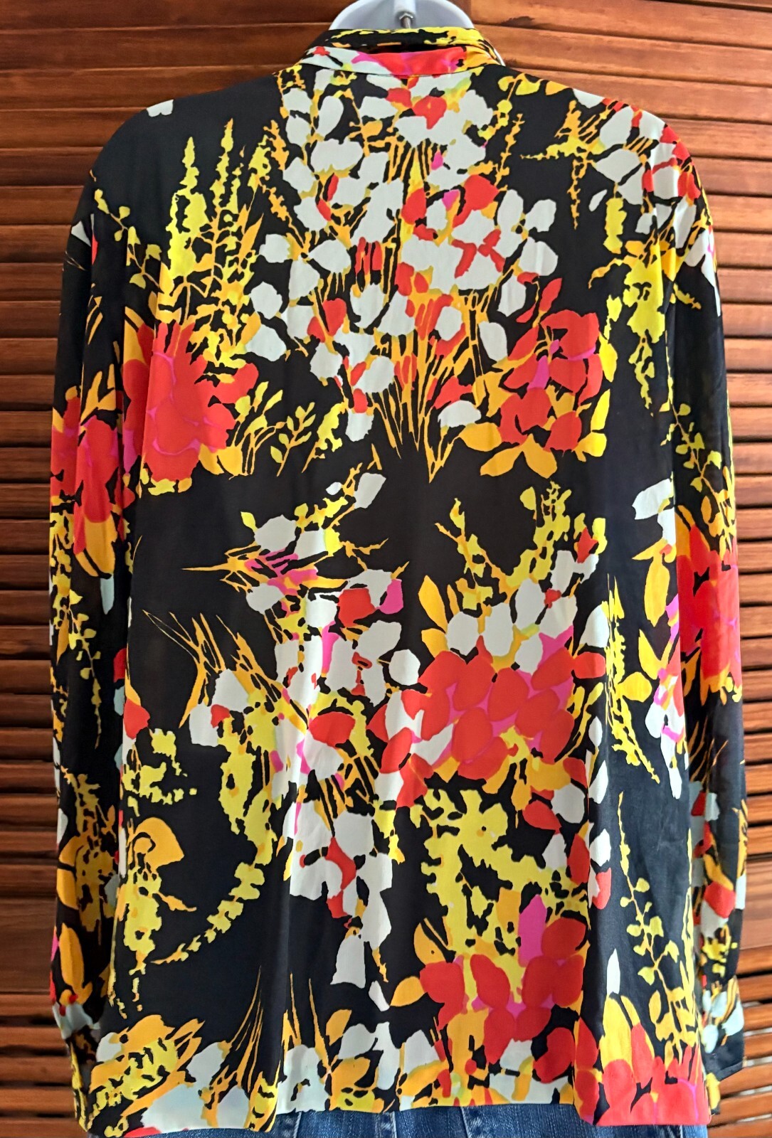 Vintage Shamis Floral Button Down 1970’s M/L