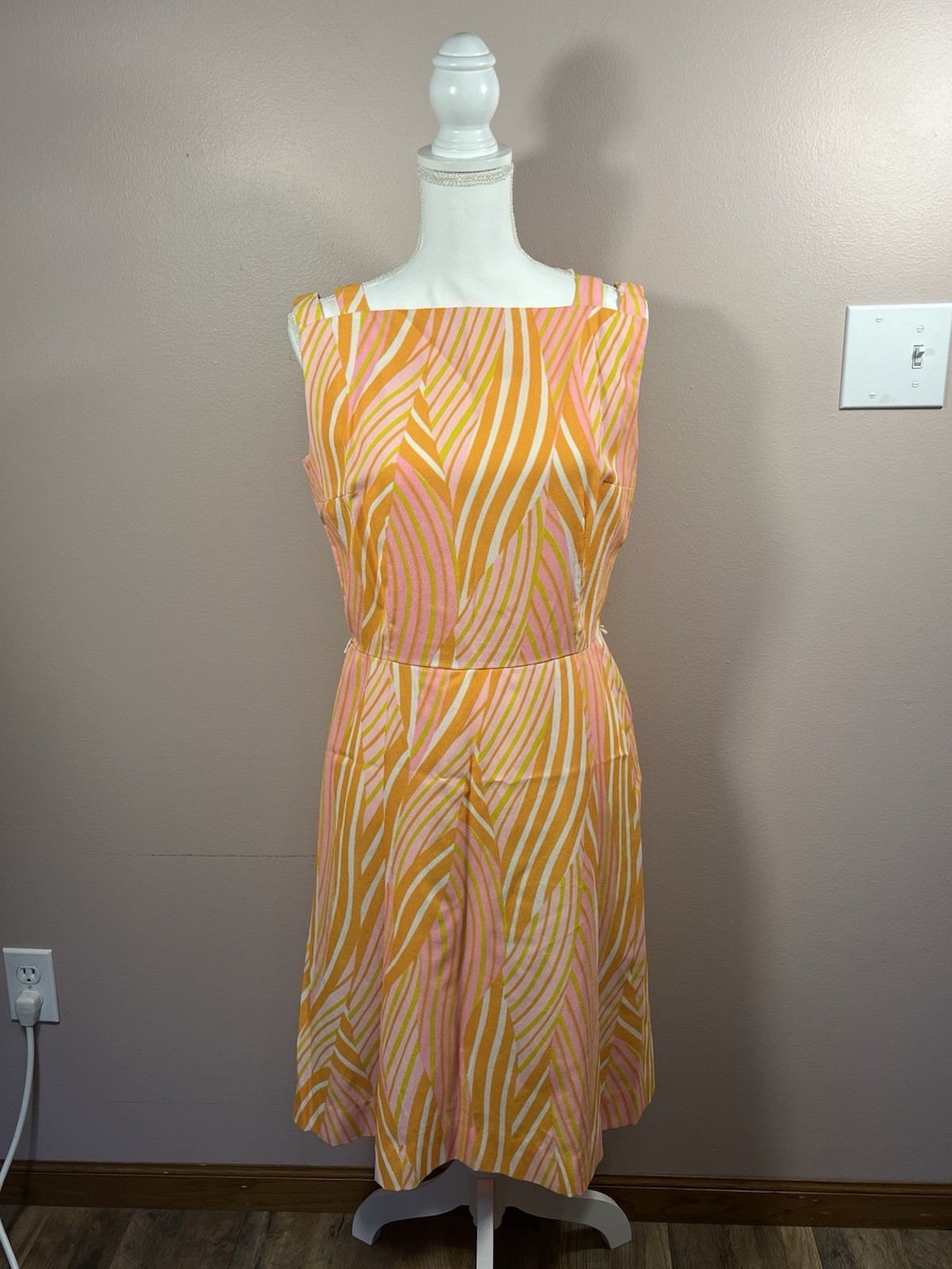 Vintage Women’s Sundress Retro From Sears Roebuck and Co Size 14