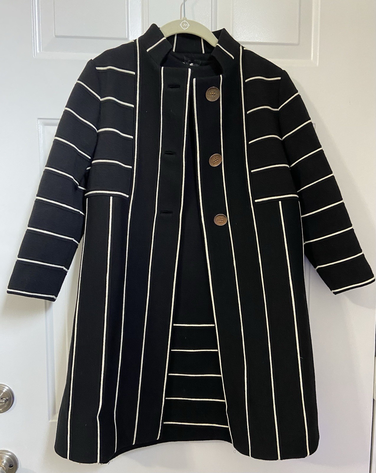 Vintage 1960’s St. Andrews Coat & Dress Size 8 – 100 % Zephyr Wool – 2 Piece Set