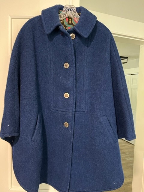 Europe Craft Women’s Coat Size S Made In West Germany Wool And Mohair Vintage