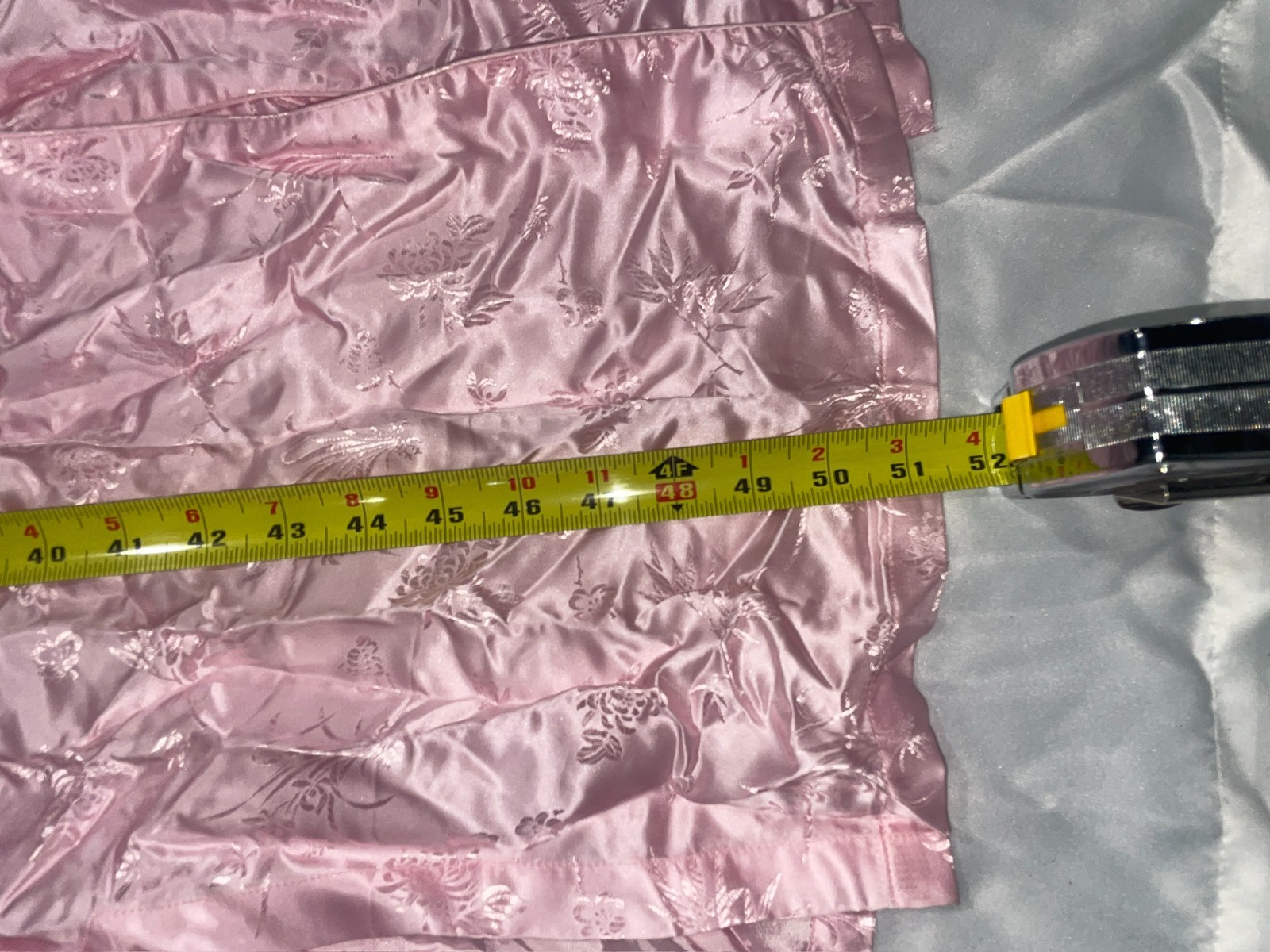 VINTAGE CHINESE SILK BROCADE LONG ROBE by Double Peach China