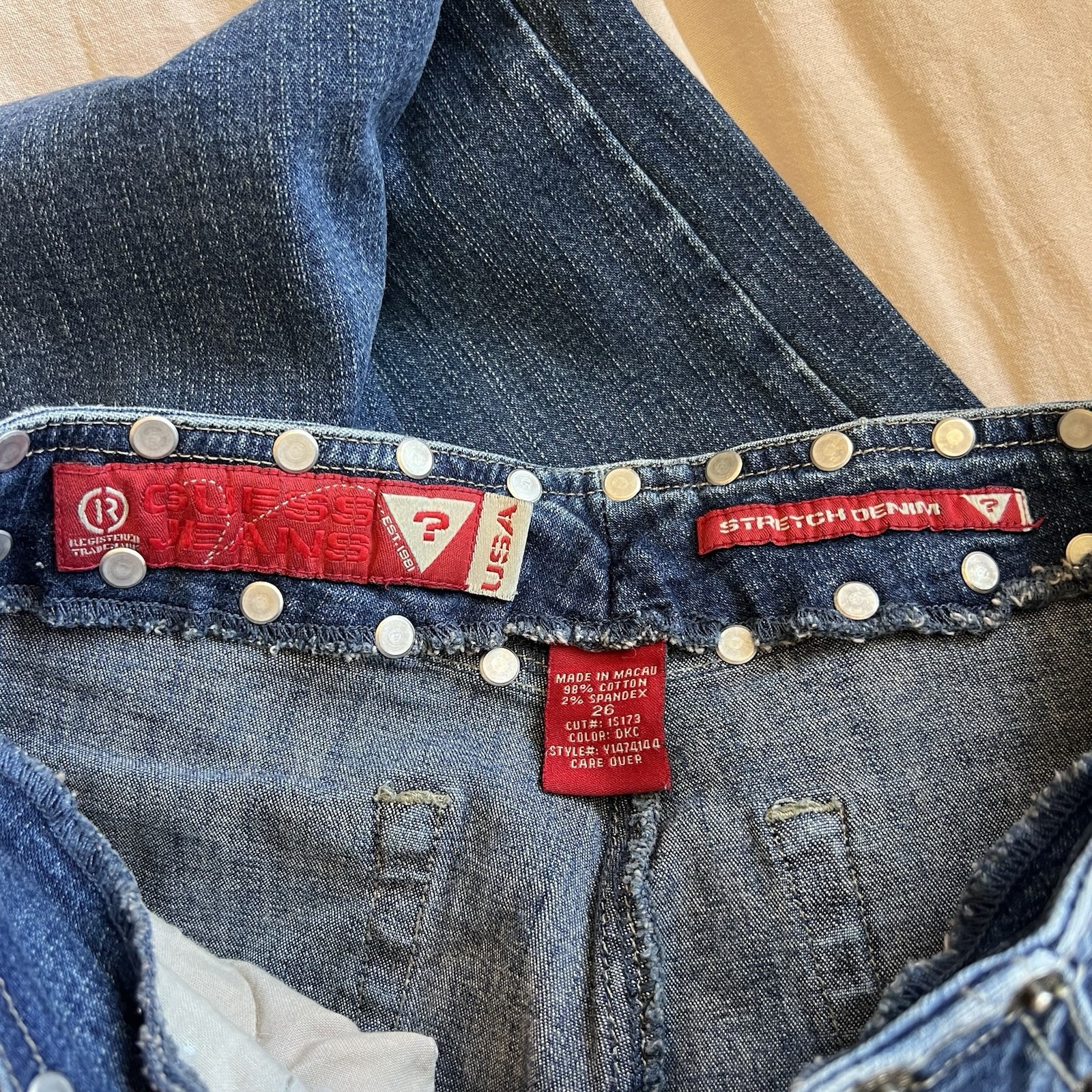 Y2K Guess Jeans Low Rise Flare Jeans