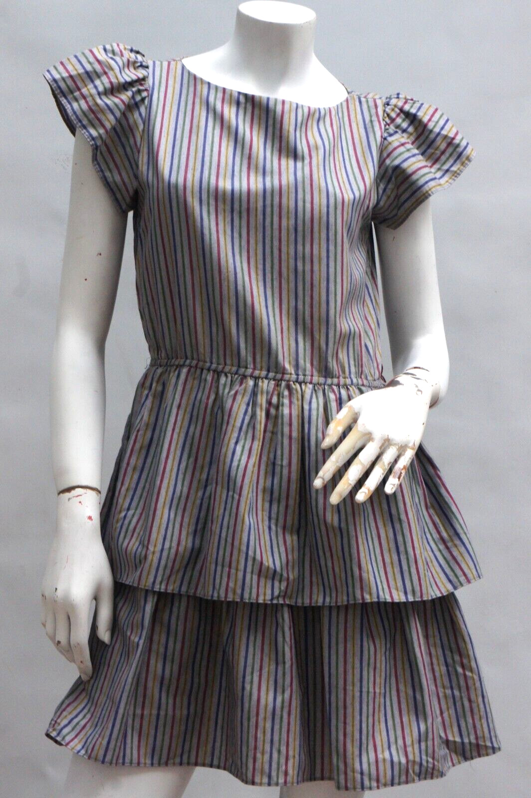 Vintage 70s-80s Tiered Ruffle Dress By Joni Blair Of California Retro Cottagecor