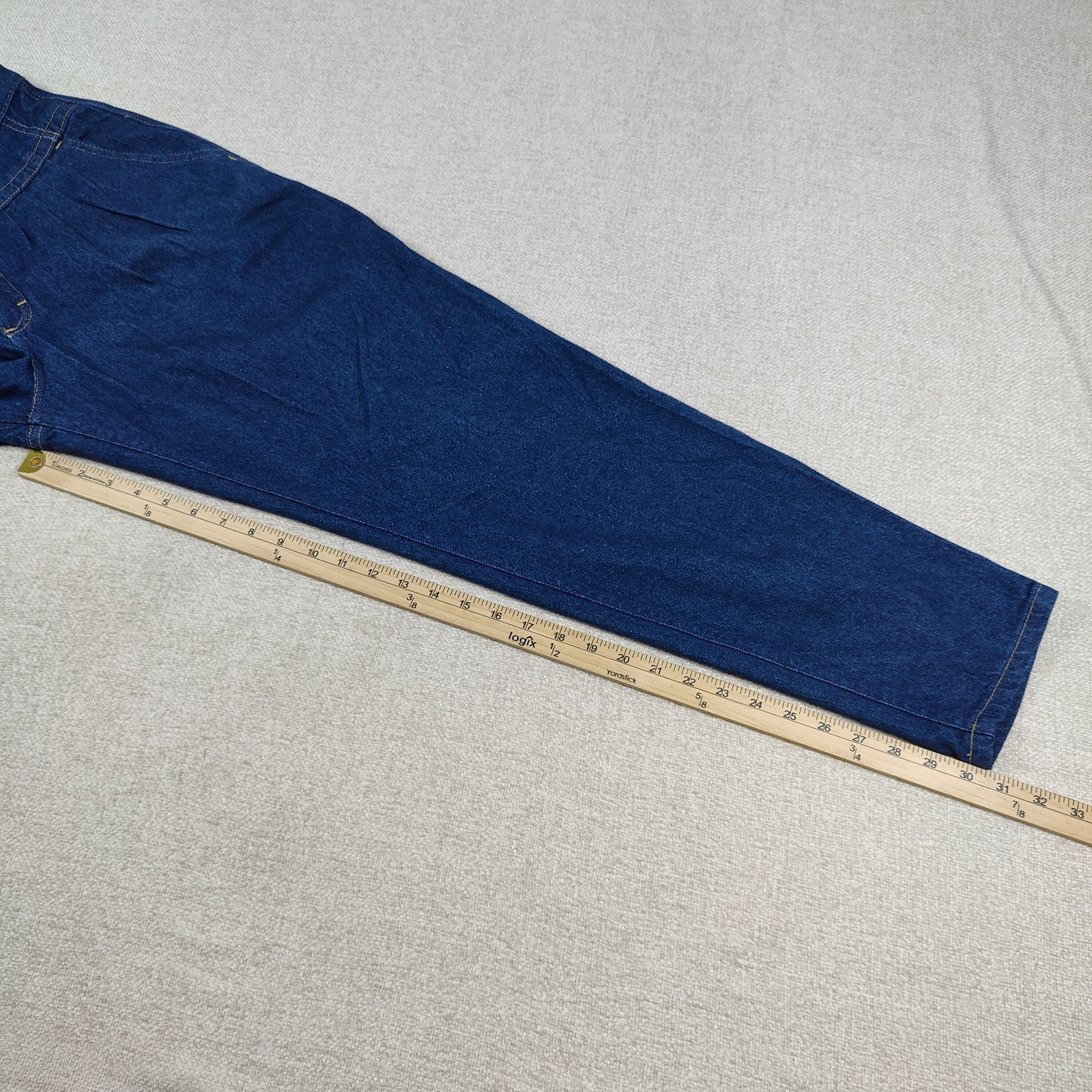 VTG 80s Lee Pleated Mom Jeans High Waist Taper Dark 10M 26×30 Union Made USA EUC
