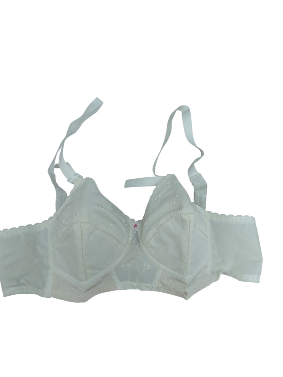 Vintage Exquisite Form White Bra Size 32A