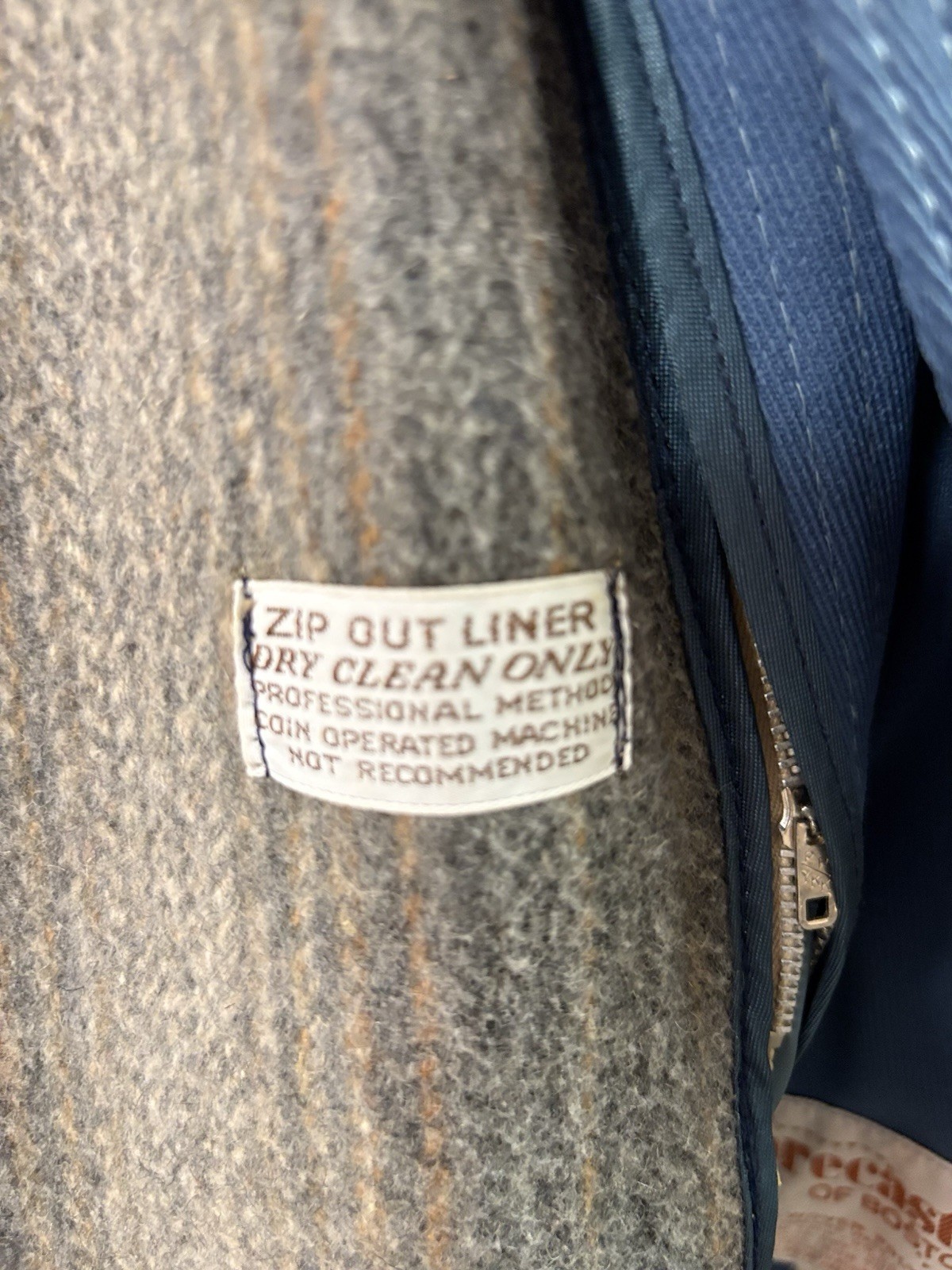 Vintage Forecaster of Boston Blue Trench Coat Jacket Women’s Long Sz 18