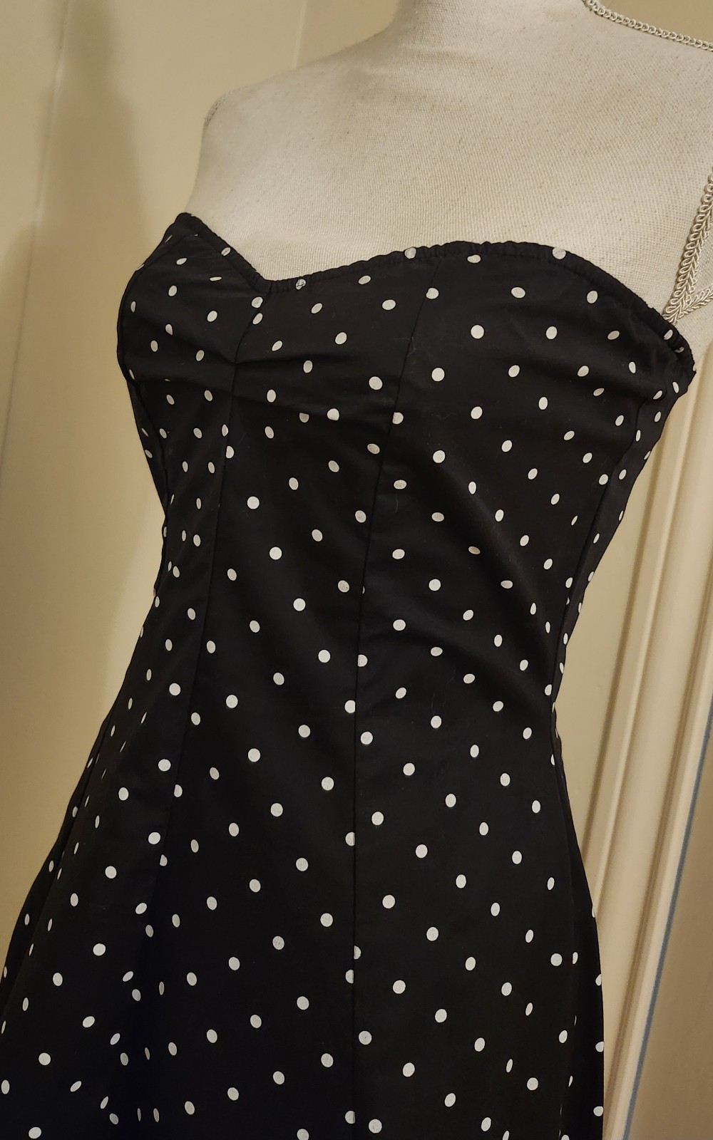 Vintage Alicia Estrada’s Iconic L.A. Label Stop Staring! Polka Dot Dress Size M