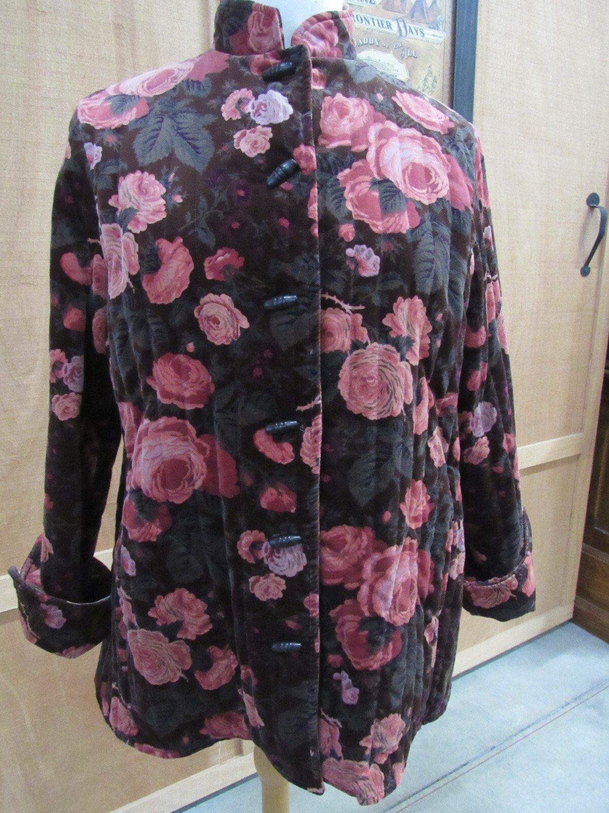 Vintage Woman’s Quilted Velveteen Jacket Original Owner