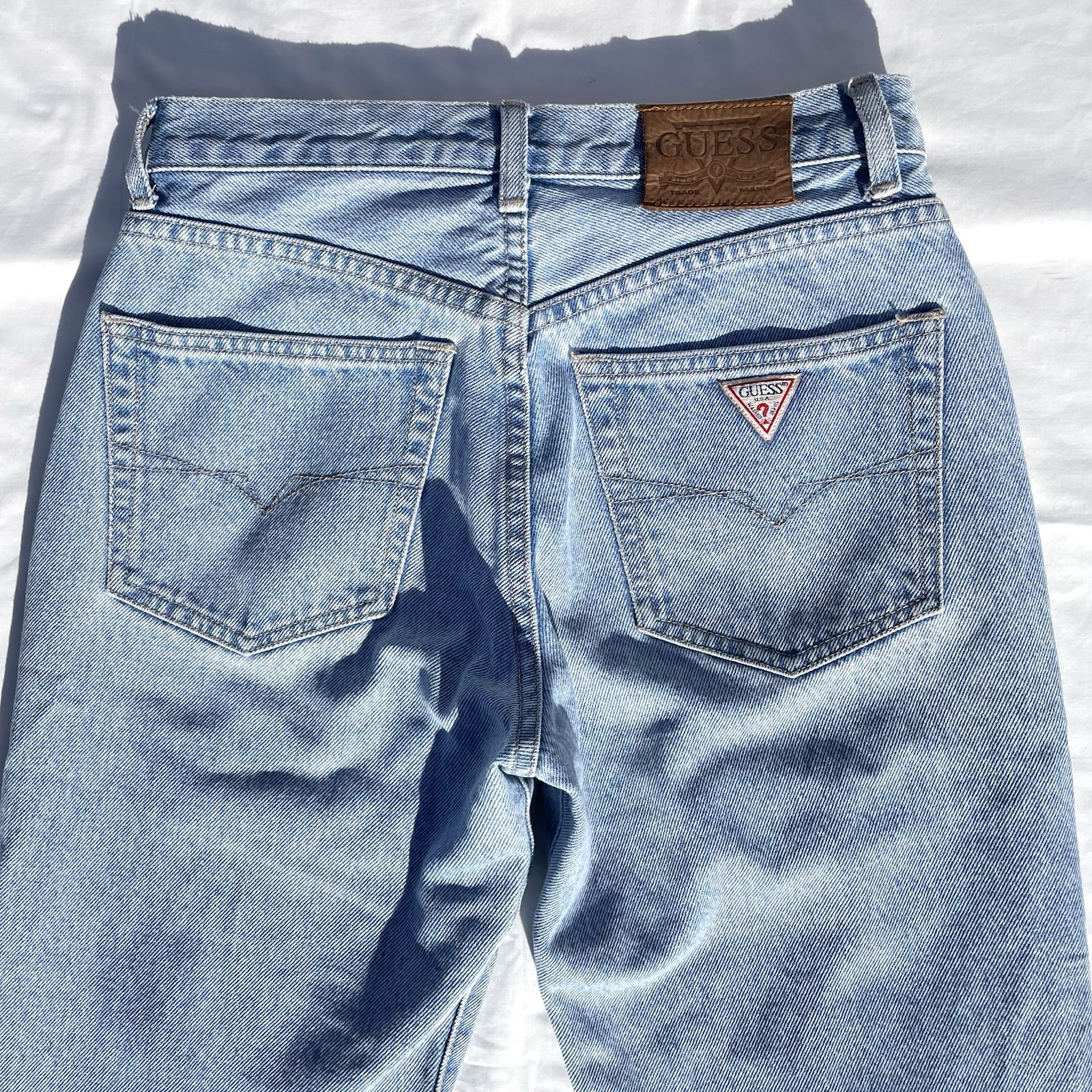 Vintage Guess USA Straight Leg Jeans Womens 26 Blue